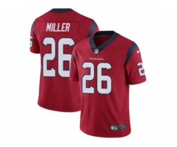 Men's Nike Houston Texans #26 Lamar Miller Vapor Untouchable Limited Red Alternate NFL Jersey