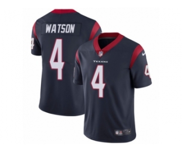 Men's Nike Houston Texans #4 Deshaun Watson Vapor Untouchable Limited Navy Blue Team Color NFL Jersey