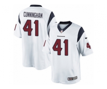 Men's Nike Houston Texans #41 Zach Cunningham Limited White NFL Jersey