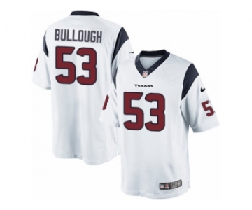 Men's Nike Houston Texans #53 Max Bullough Limited White NFL Jersey