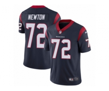 Men's Nike Houston Texans #72 Derek Newton Vapor Untouchable Limited Navy Blue Team Color NFL Jersey