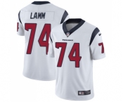 Men's Nike Houston Texans #74 Kendall Lamm White Vapor Untouchable Limited Player NFL Jersey