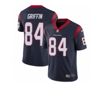 Men's Nike Houston Texans #84 Ryan Griffin Vapor Untouchable Limited Navy Blue Team Color NFL Jersey