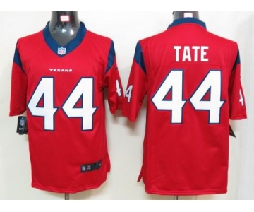 nike nfl jerseys houston texans #44 tate red[nike limited]