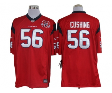 nike nfl jerseys houston texans #56 cushing red[nike limited 10th patch]