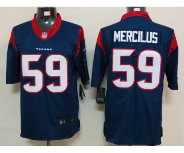 nike nfl jerseys houston texans #59 mercilus blue[nike limited]