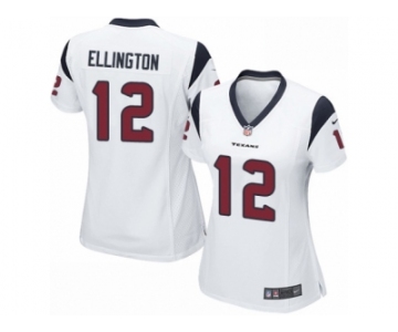 Women Nike Houston Texans #12 Bruce Ellington Game White NFL Jersey