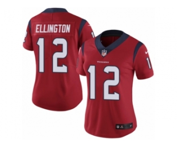 Women Nike Houston Texans #12 Bruce Ellington Red Alternate Vapor Untouchable Limited Player NFL Jersey
