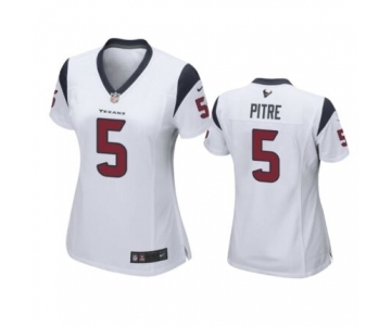 Women’s Houston Texans #5 Jalen Pitre Navy Game Jersey