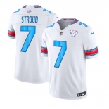 Women's Houston Texans #7 C.J. Stroud White 2026 F.U.S.E. Rivalries Collection Limited Football Stitched Jersey Women's Houston Texans #7 C.J. Stroud White 2026 F.U.S.E. Rivalries Collection Limited Football Stitched Jersey