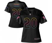 Women's Nike Houston Texans #20 Justin Reid Game Black Fashion NFL Jersey