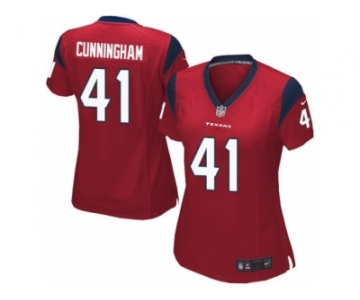 Women's Nike Houston Texans #41 Zach Cunningham Limited Red Alternate NFL Jersey