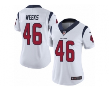 Women's Nike Houston Texans #46 Jon Weeks Vapor Untouchable Limited White NFL Jersey