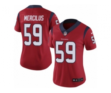 Women's Nike Houston Texans #59 Whitney Mercilus Vapor Untouchable Limited Red Alternate NFL Jersey