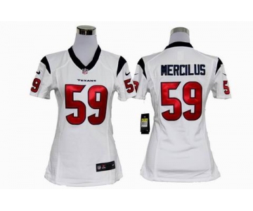 nike women nfl jerseys houston texans #59 mercilus white[nike]