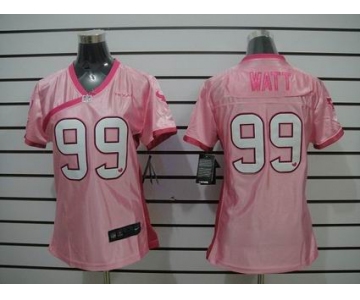 nike women nfl jerseys houston texans #99 watt pink[nike]