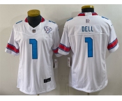 Youth Houston Texans #1 Tank Dell White 2026 F.U.S.E. Rivalries Collection Limited Stitched Football Jersey Youth Houston Texans #1 Tank Dell White 2026 F.U.S.E. Rivalries Collection Limited Stitched Football Jersey