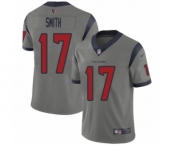 Youth Houston Texans #17 Vyncint Smith Limited Gray Inverted Legend Football Jersey