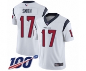 Youth Houston Texans #17 Vyncint Smith White Vapor Untouchable Limited Player 100th Season Football Jersey