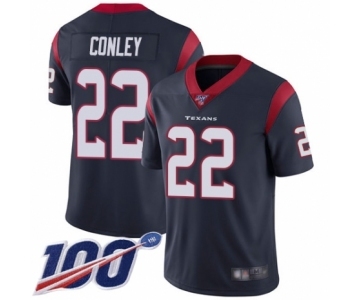 Youth Houston Texans #22 Gareon Conley Navy Blue Team Color Vapor Untouchable Limited Player 100th Season Football Jersey