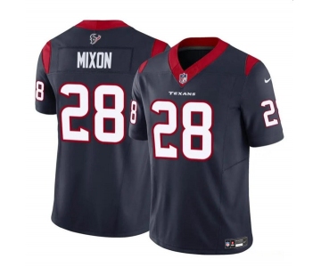 Youth Houston Texans #28 Joe Mixon Navy 2024 F.U.S.E. Vapor Untouchable Limited Football Stitched Jersey