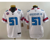 Youth Houston Texans #51 Will Anderson Jr. 2026 25th Anniversary Patch F.U.S.E. Rivalries Collection Limited Stitched Football Jersey Youth Houston Texans #51 Will Anderson Jr. 2026 25th Anniversary Patch F.U.S.E. Rivalries Collection Limited Stitched Football Jersey