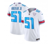Youth Houston Texans #51 Will Anderson Jr. White 2026 F.U.S.E. Rivalries Collection Limited Stitched Football Jersey Youth Houston Texans #51 Will Anderson Jr. White 2026 F.U.S.E. Rivalries Collection Limited Stitched Football Jersey