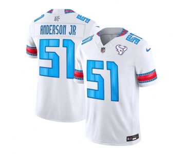 Youth Houston Texans #51 Will Anderson Jr. White 2026 F.U.S.E. Rivalries Collection Limited Stitched Football Jersey