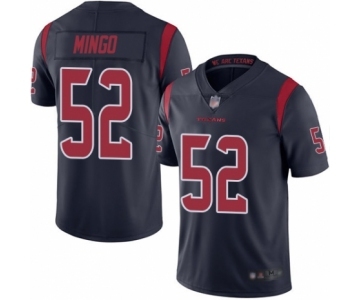 Youth Houston Texans #52 Barkevious Mingo Limited Navy Blue Rush Vapor Untouchable Football Jersey