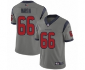 Youth Houston Texans #66 Nick Martin Limited Gray Inverted Legend Football Jersey