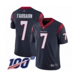 Youth Houston Texans #7 Ka'imi Fairbairn Navy Blue Team Color Vapor Untouchable Limited Player 100th Season Football Jersey