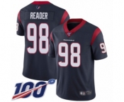 Youth Houston Texans #98 D.J. Reader Navy Blue Team Color Vapor Untouchable Limited Player 100th Season Football Jersey