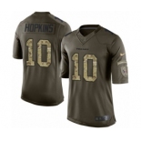 Youth Nike Houston Texans #10 DeAndre Hopkins Limited Green Salute to Service NFL Jersey