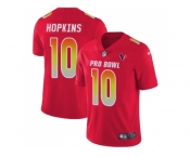 Youth Nike Houston Texans #10 DeAndre Hopkins Red Stitched NFL Limited AFC 2018 Pro Bowl Jersey