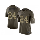 Youth Nike Houston Texans #24 Johnathan Joseph Green Salute to Service Jerseys