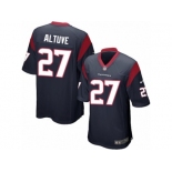 Youth Nike Houston Texans #27 Jose Altuve Game Navy Blue Team Color NFL Jersey