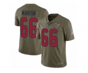 Youth Nike Houston Texans #66 Nick Martin Limited Olive 2017 Salute to Service NFL Jersey
