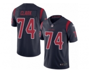 Youth Nike Houston Texans #74 Chris Clark Limited Navy Blue Rush NFL Jersey