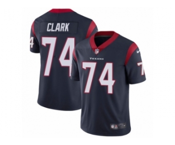 Youth Nike Houston Texans #74 Chris Clark Vapor Untouchable Limited Navy Blue Team Color NFL Jersey