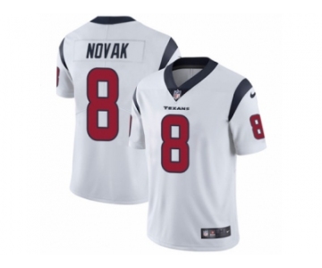 Youth Nike Houston Texans #8 Nick Novak Vapor Untouchable Limited White NFL Jersey