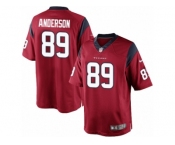Youth Nike Houston Texans #89 Stephen Anderson Limited Red Alternate NFL Jersey