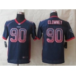 nike youth nfl jerseys houston texans #90 clowney blue[Elite drift fashion][clowney]