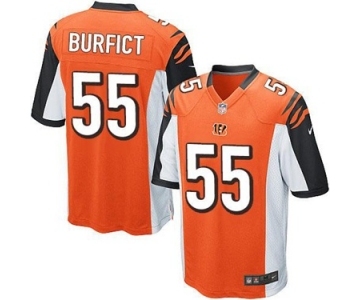 Men's Nike Cincinnati Bengals #55 Vontaze Burfict Game Orange Alternate NFL Jersey