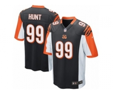 Men's Nike Cincinnati Bengals #99 Margus Hunt Game Black Team Color NFL Jersey