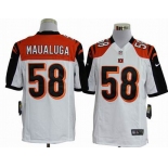 nike nfl jerseys cincinnati bengals #58 maualuga white[game]