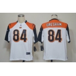 nike nfl jerseys cincinnati bengals #84 gresham white[game]