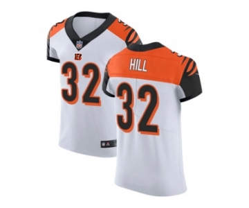 Nike Cincinnati Bengals #32 Jeremy Hill White Men Stitched NFL Vapor Untouchable Elite Jersey