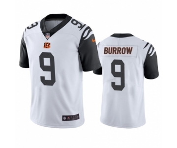 Cincinnati Bengals #9 Joe Burrow Color Rush Limited White Jersey