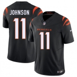 Men's Cincinnati Bengals #11 Josh Johnson Black 2026 F.U.S.E. Vapor Untouchable Limited Football Stitched Jersey