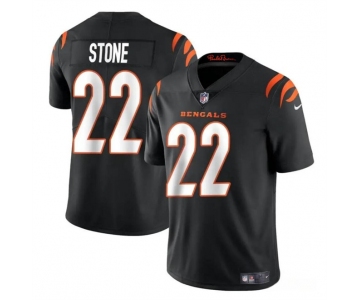 Men's Cincinnati Bengals #22 Geno Stone BLack Vapor Untouchable Limited Football Stitched Jersey